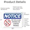 Signmission No Cellular Phones Or Camera Phones Sign With Symbol, 10 in W x Rectangle, Vinyl Decal OS-2PACK-NS-D-710-L-14434 - alternate 5